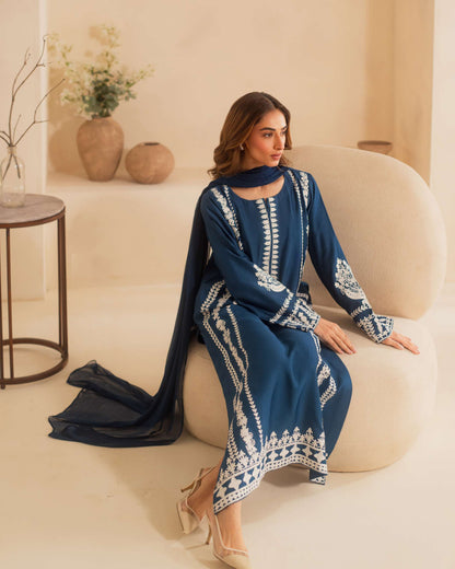Mahnoor Classic Emb 3pcs