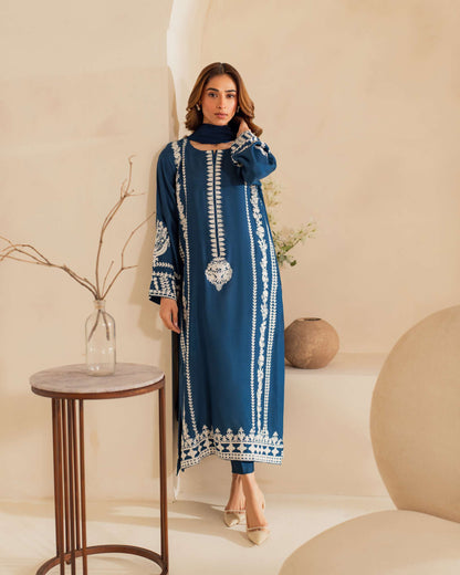 Mahnoor Classic Emb 3pcs