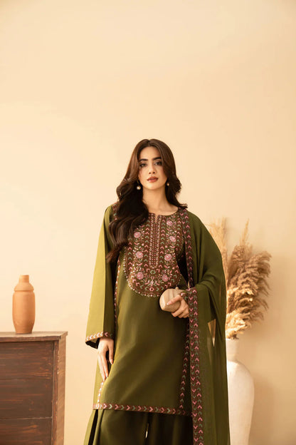 Areeba Emb 3PC Suit