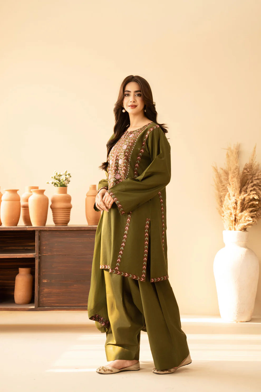 Areeba Emb 3PC Suit