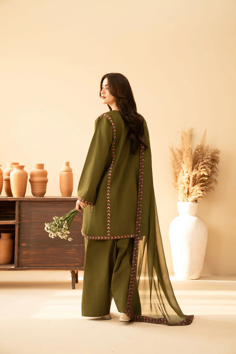 Areeba Emb 3PC Suit
