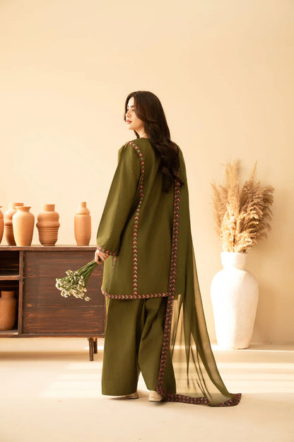 Areeba Emb 3PC Suit