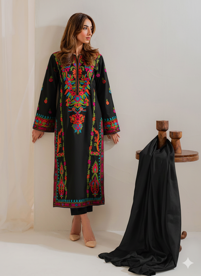 Multi Color Black 3Pcs