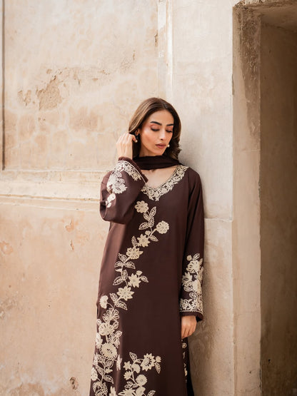 Brownish 3Pc EMB