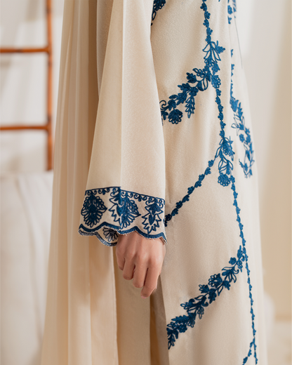 Blue Mirage Embroidered 3pc