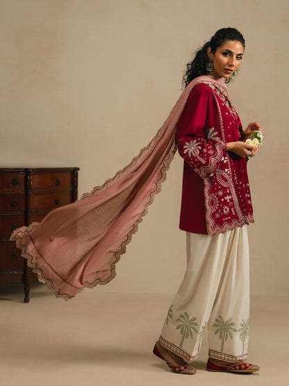Gulnaar Embroidered 3PC Suit