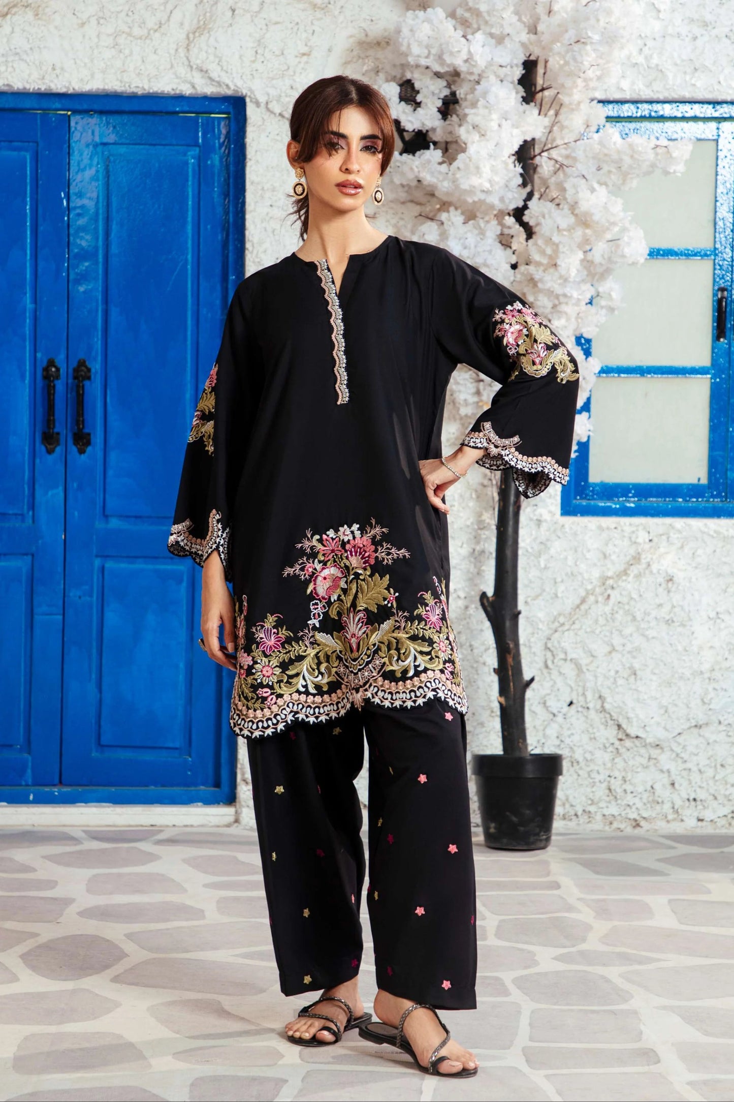 Nooran Embroidered 2PC Suit
