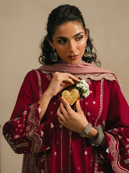 Gulnaar Embroidered 3PC Suit