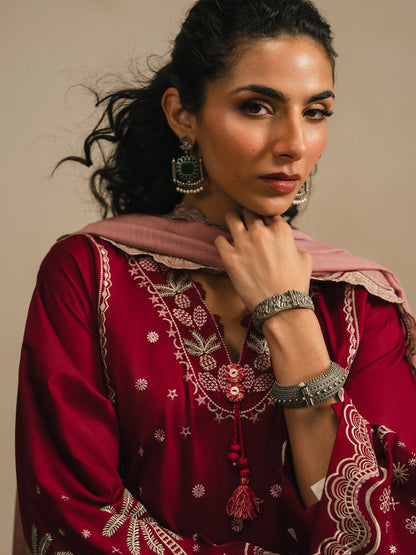 Gulnaar Embroidered 3PC Suit