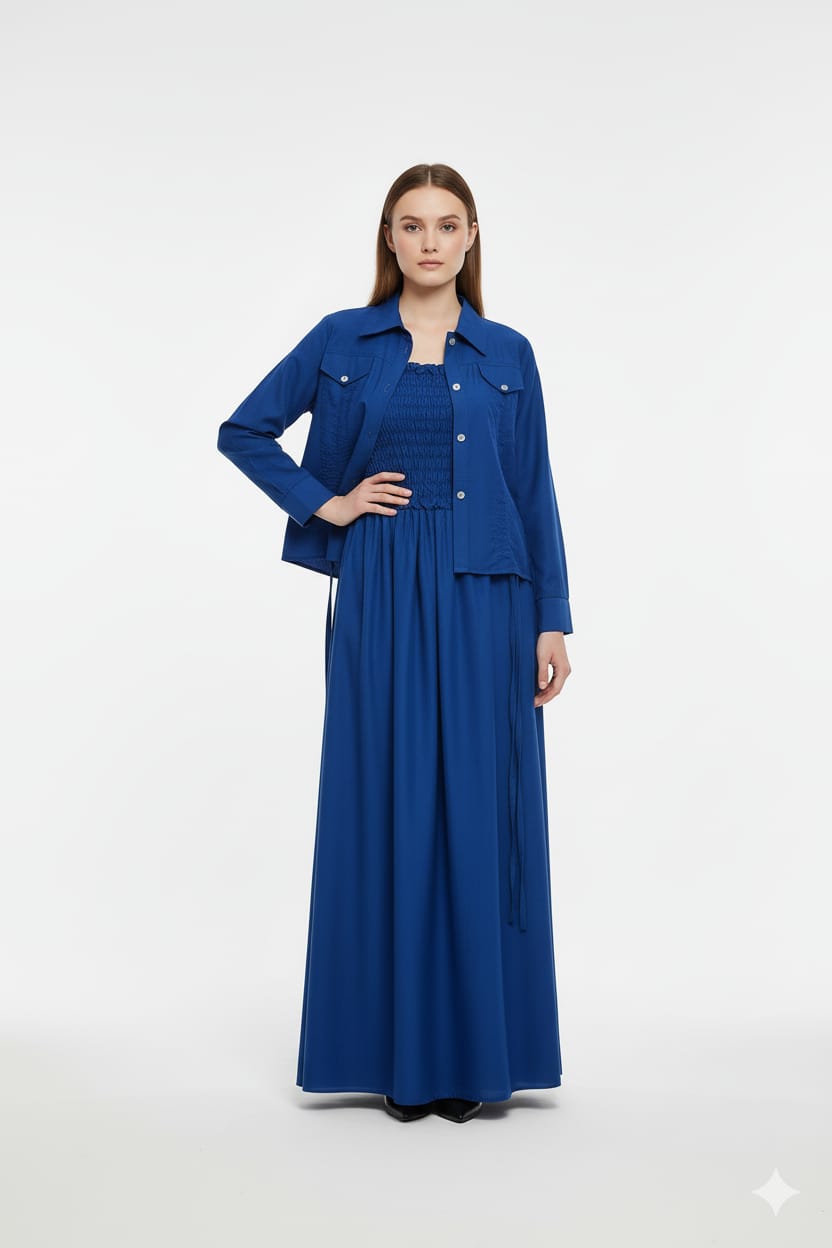 Jacket style Maxi ZINC